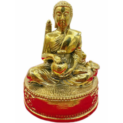 泰国佛像 纯铜  Phra Sivali 座姿 ( 希瓦力尊者 ) 泰国铜像