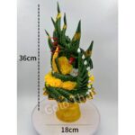 现货泰国供奉接神塔 水龙青色花 （1个） - Image 3