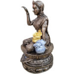 现货 泰国招财女神金银袋 nang kwak神像 南刮 招财 100% 纯列南皮 （lek Nam phi）铁矿石铸造  💯Thai amulet💯 - Image 4