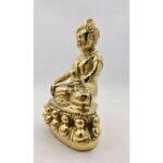 药师佛 Phra Kring 药师佛 供奉小金身 药师佛内有珠子 铜像 - Image 2