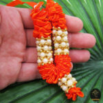 Artificial Malai Garland for Small Statue Indian Mala Ananta Ganesh ® Guest garland Ganesha、Mother L - Image 2