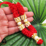Artificial Malai Garland for Small Statue Indian Mala Ananta Ganesh ® Guest garland Ganesha、Mother L - Image 4