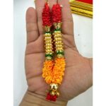 Artificial Malai Garland for Small Statue Indian Mala Ananta Ganesh ® Guest garland Ganesha、Mother L - Image 8