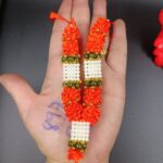 Artificial Malai Garland for Small Statue Indian Mala Ananta Ganesh ® Guest garland Ganesha、Mother L - Image 9