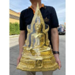 🔥金娜啦佛祖 Phra Phuttha Chinnaraj Bucha 树脂成功佛 9寸膝长 高50厘米 22寸 - Image 2