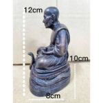 泰国佛牌 Copper Thai 纯铜 龙婆托 lp Thuad   泰国纯铜 高12cm 黑铜 - Image 2