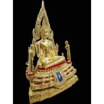 🔥金娜啦佛祖 Phra Phuttha Chinnaraj Bucha 3寸脚金箔粘贴金身 金箔粘贴铜像 Wat Yai 正庙 恭请 成功佛  wat yai phitsanulok - Image 3