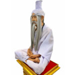 鲁士白衣师傅 鲁士供奉型金身lersi  高33.5cm - Image 2