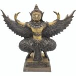 迦楼罗鹰神 铜像 （高12寸） 泰国鹰神 铜像  Phaya Garuda गरुड