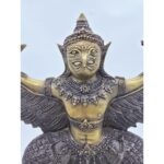 迦楼罗鹰神 铜像 （高12寸） 泰国鹰神 铜像  Phaya Garuda गरुड - Image 2