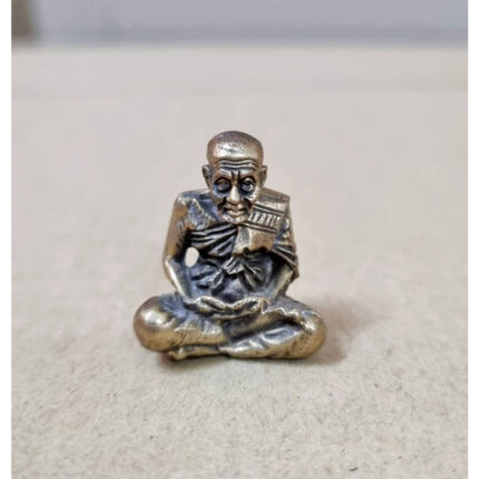 泰国佛牌 Copper Thai 纯铜 龙婆托 lp Thuad （放车，佩戴小金身）   泰国铜像 2.5cm