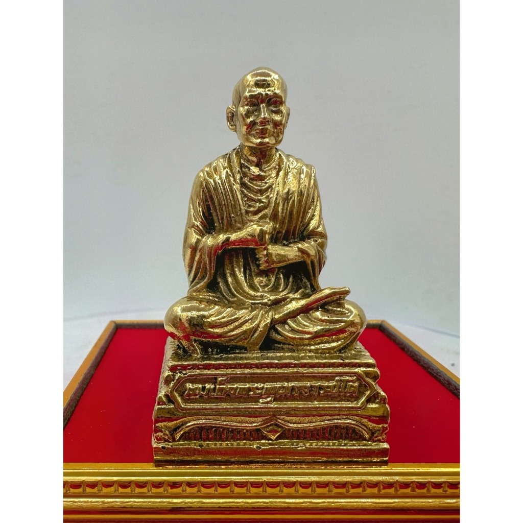 6a4ceaf0b7a33_1783425776.jpg 啊赞多金身 铜像 Phra Somdej Achan Toh Bucha - Image 1