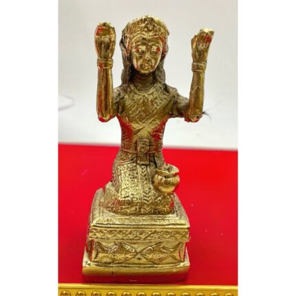 泰国铜双手招财女神 nang kwak神像 南刮 招财 泰国铜  💯Thai amulet💯