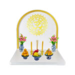 🔥泰国白色架子  小神台 小祭坛 佛牌台 佛像 神台  Prayer Altar  mini Table 20 x 20 x 19CM