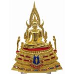 🔥金娜啦佛祖 Phra Phuttha Chinnaraj Bucha  7寸脚金箔粘贴金身 金箔粘贴铜像 Wat Yai 正庙 恭请 成功佛  wat yai phitsanulok