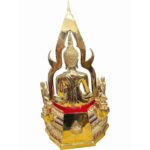 🔥金娜啦佛祖 Phra Phuttha Chinnaraj Bucha  7寸脚金箔粘贴金身 金箔粘贴铜像 Wat Yai 正庙 恭请 成功佛  wat yai phitsanulok - Image 6
