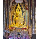 🔥金娜啦佛祖 Phra Phuttha Chinnaraj Bucha  7寸脚金箔粘贴金身 金箔粘贴铜像 Wat Yai 正庙 恭请 成功佛  wat yai phitsanulok - Image 8