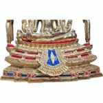 🔥金娜啦佛祖 Phra Phuttha Chinnaraj Bucha  5.9寸脚金身 铜像 Wat Yai 正庙 恭请 成功佛  wat yai phitsanulok - Image 4