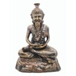 鲁士金身lersi bucha  泰国鲁士lersi  Wat Bang Phra 铜材质 底部有Trakut（经文符管）