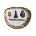 金箔款 药师佛 Wat Nong Phong Nok 恭请 药师佛 Phra Kring 药师佛  药师佛内有珠子和Takrut 铜像 健康平安 招财避险 - Image 4