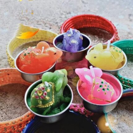 🕯️印度香薰蜡烛 老鼠蜡烛（有香味）Indian scented candles Mouse shape candles