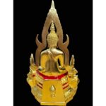 🔥金娜啦佛祖 Phra Phuttha Chinnaraj Bucha  5寸脚金箔粘贴金身 金箔粘贴铜像 Wat Yai 正庙 恭请 成功佛  wat yai phitsanulok - Image 3