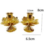 铜器莲花蜡烛台 READY STOCK Brass Lotus Candle Holder - Image 2