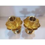 铜器莲花蜡烛台 READY STOCK Brass Lotus Candle Holder - Image 8