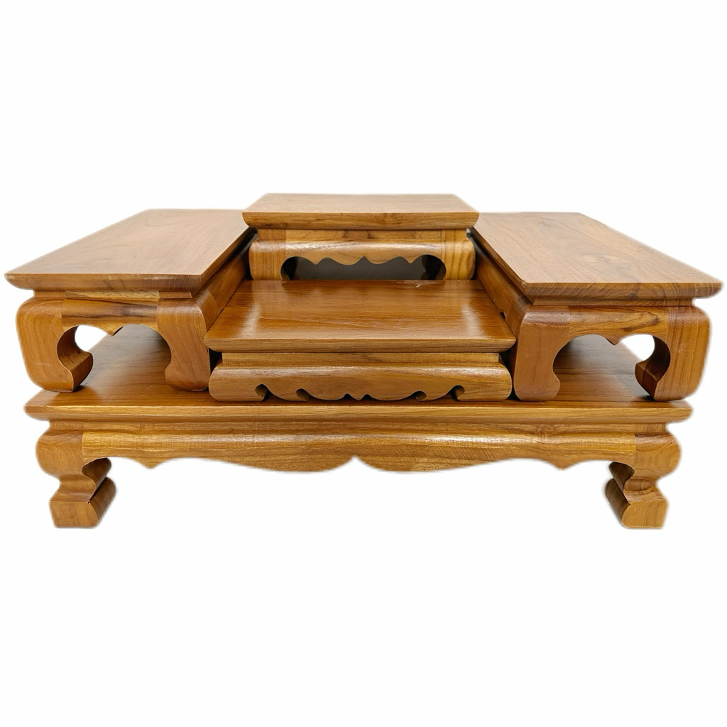 6a7467ec94777_1786013676.jpg 🔥 Thai Teak Altar Table 神台桌 供神桌 拜神桌 Tokh Mhu Tempat Sembahyang Altar Cabinet Wooden Furniture - Image 1
