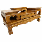 🔥 Thai Teak Altar Table 神台桌 供神桌 拜神桌 Tokh Mhu Tempat Sembahyang Altar Cabinet Wooden Furniture - Image 2