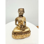 Phra Maha Upakut 乌巴库佛像 Phra Bucha 6.5寸 纯Lek Nam Phi列南皮铁矿石铸造 - Image 2