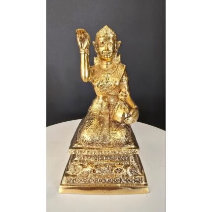 现货 8寸高 Nang Kwak 南刮招财女神｜泰国纯铜神像｜Thai Amulet
