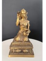 现货 8寸高 Nang Kwak 南刮招财女神｜泰国纯铜神像｜Thai Amulet
