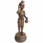 🇹🇭 泰国进口｜古曼童铜像｜实心铜｜供奉型古曼童｜26cm高 × 9cm｜Thai Kuman Thong Statue - Image 4