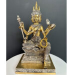 现货｜泰国进口四面佛金身铜像｜大梵天王 Brahma｜5寸膝长｜纯铜｜泰国佛像